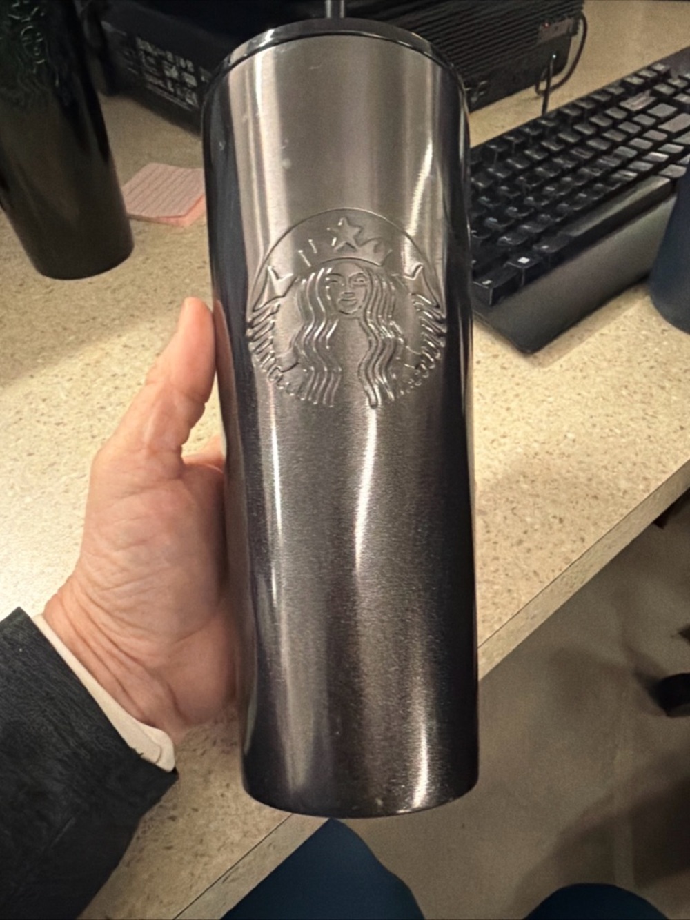Starbucks Metallic Charcoal Stainless Steel Tumbler